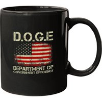 Doge Departt Of Governt Efficiency Usa Flag Mugs