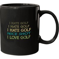 I Hate Golf Nice Shot I Love Golf Funny Golf Day Mugs
