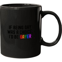 If Being Gay Was A Choice I'd Be Gayer Funny Lgbtq Pride Pun Raglan Mugs