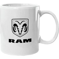 Ram Trucks Black Logo Coffee Mug