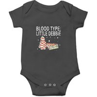 Blood Type Little Debbie Christmas Cake Funny Gift Onesies