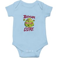Beware Ogre Shrek Sign Classic Onesies