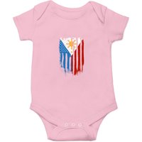American Philippines Filipino Flag Onesies