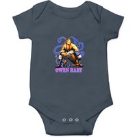 Buy 1999 Owen Hart Vintage W.w.f. Era The King Of Harts Sharpshooter Promo Classic 90's Pop Culture World Wrestling Federation Onesies Onesies