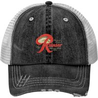 Rainier Beer 1878, Rainier Beer Print Trucker Hats