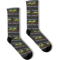Tectonic Plates Socks - Earthquake My Fault State, Science Teacher Gift