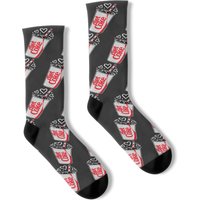 Diet Coke Heart Bubbles Sweat Socks