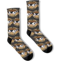 Cattle Cow I Like Cows And Maybe 3 People Cow Lovers Farm Farmer Design 154 Socks