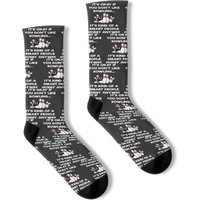 Funny Bowling Smart People Socks