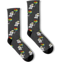 Block Brick Building Astronaut Master Builder Bi Socks