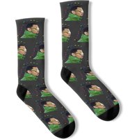 Chris Brown Face 11:11 Tour 2024 Socks