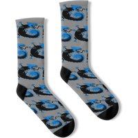 Rainworld Blue Lizard Socks