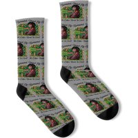 Bernard Head Elf The Coffee Break Is Over The Santa Clause Movie Socks