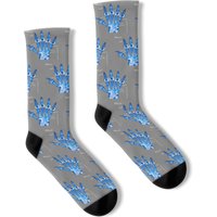 Kobe Bryant Broken Not Beaten X Ray Rings Blue Socks