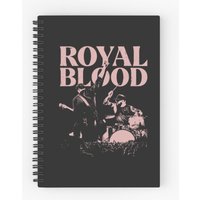 Vtg Royal Blood Band Live In Concert Spiral Notebooks Ruled Line