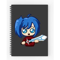 Aichi Sendou With Blaster Blade's Spiral Notebooks Ruled Line