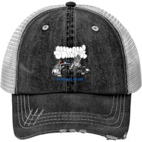 Sunami Contempt Burn Car Trucker Hats