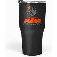 K T M Logo Ready To Race Tumblers 30 Oz