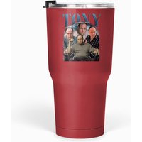Vintage 90s Graphic Style Tony Soprano Tumblers 30 Oz, Tony Soprano Tv Movie Tumblers 30 Oz