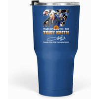 Toby Keith 1993-2022 Toby Keith Thank You The Memories Tumblers 30 Oz