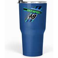 Jonathan Davenport Late Model Dirt Track Blue Racing Graphic Tumblers 30 Oz