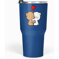 Milk Mocha Bear Two Hearts Beat As One Tumblers 30 Oz