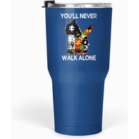 Autism Dad Support Alone Puzzle You'll Never Walk Tumblers 30 Oz