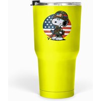 Funny Snoopy Military Dog Tumblers 30 Oz