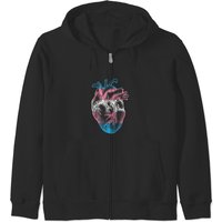 Transgender Pride Flag Trans Heart T Zip Hoodies