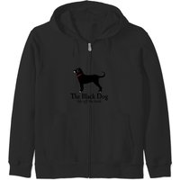 The Black Dog Logo Life Off The Leash Zip Hoodies
