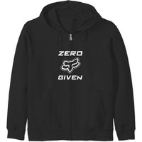 Zero Fox Given Black Version Short Zip Hoodies