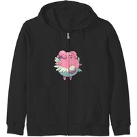 Blissey Chibi Zip Hoodies
