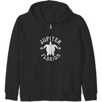 Jupiter Florida Beach Sea Turtle Summer Vacation Zip Hoodies