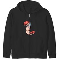 Happy Orthworm Zip Hoodies