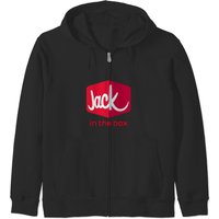 Jack In The Box Tshirt Logo Restaurant Zip Hoodies
