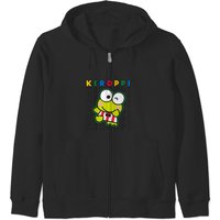 Keroppi Colorblock Name Pullover Zip Hoodies