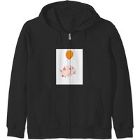 When Pigs Fly¾ Zip Hoodies