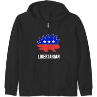 Libertarian Porcupine Party Zip Hoodies
