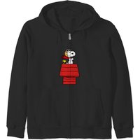 Snoopy Pilot Airplane - Snoopy - Zip Hoodies