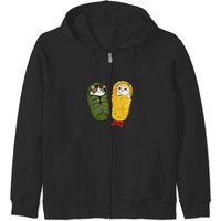 Mofu Sand Kawaii Drawings T- Mofusand Cute Babyfunny Zip Hoodies
