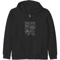 Trivium Unisex Zip Hoodies: Screaming Dragon