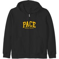 Pace Musical Theatre - College Font Curved Zip Hoodies