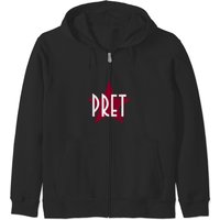 Pret A Manger Logo Zip Hoodies