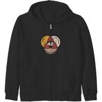 Hitchhikers Guide To The Galaxy Life Universe Everything Hitchhiker S Guide To The Galax Zip Hoodies
