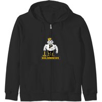 Vintage Boilermaker Mascot - Purdue - Zip Hoodies
