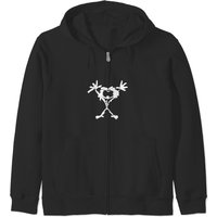 Pearljam White Alive Zip Hoodies