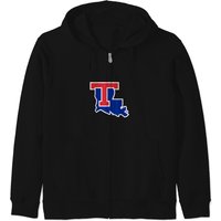 Louisiana Tech Bulldogs Icon Officially Licensed Zip Hoodies