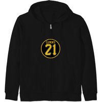 Roberto Clemente Commemorative Patch Zip Hoodies