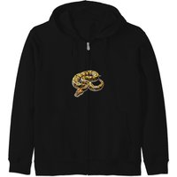 Burmese Python Snake Serpent Zip Hoodies