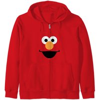 Elmo Face Art Zip Hoodies